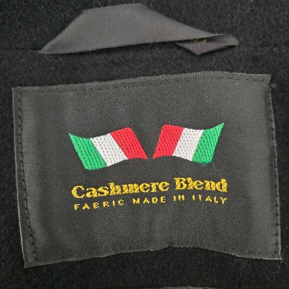 Italian Fabric Wool Cashmere Blazer | European Made | Late 90s | Size 12 - Picture 15 of 16